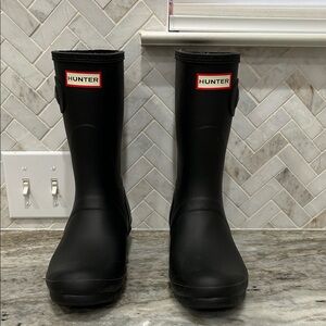 Hunter Black Women's Tall Rain Boots